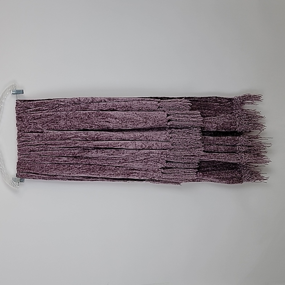 Pier 1 imports Chenille throw blanket light purple